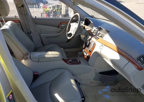 2001 Mercedes-Benz S 430 from USA, damaged, VIN WDBNG70J41A210047